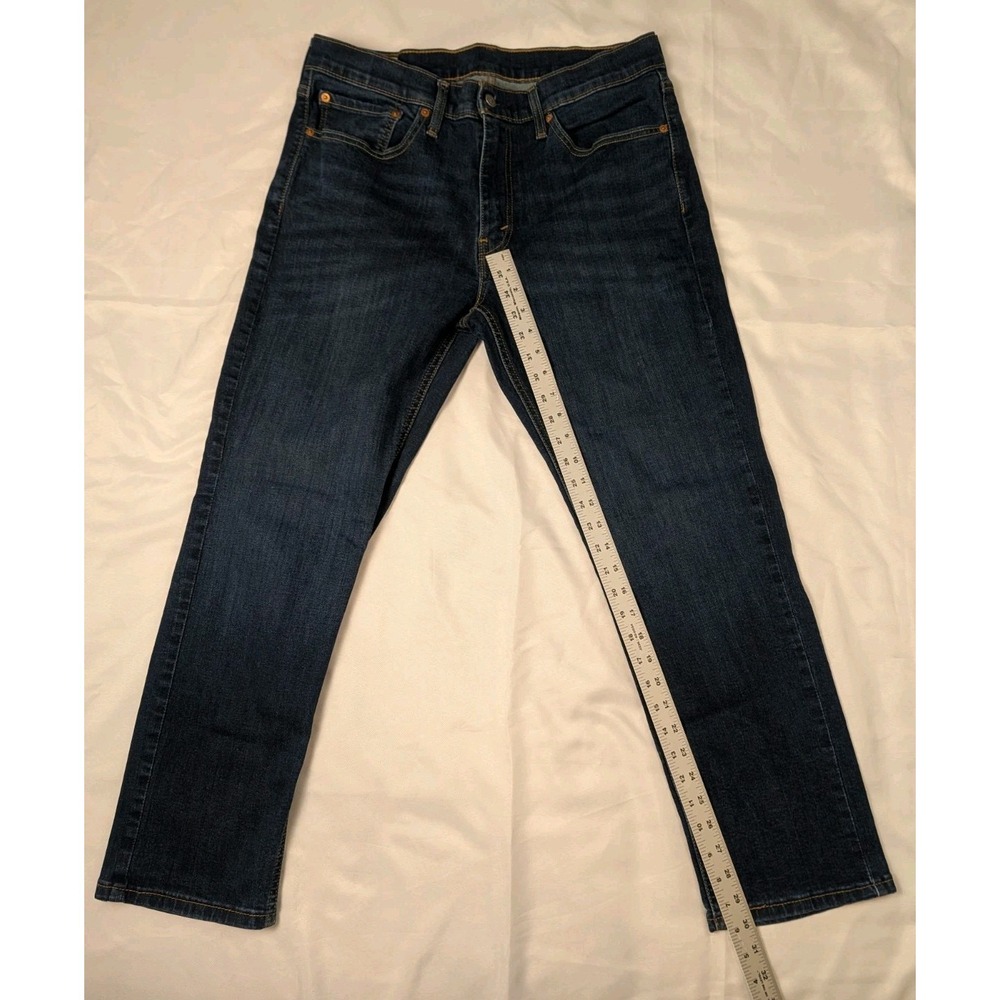 Levi's 541 Jeans Mens 34x30 Blue Medium Wash Athletic Tapered Stretch Denim - Picture 7 of 10